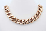 10k Yellow Gold Cuban Link Chain Necklace 27.5 Grams 18 Inch Eb0726llxzde