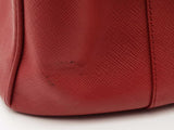 Prada Red Saffiano Leather Tote Bag Eb0526clrsa