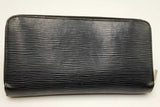 Louis Vuitton Black Epi Leather Zippy Wallet  Eb1024lrxdu