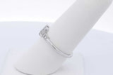 Tiffany & Co. T Diamond Wire 18k White Gold Ring 2.7 Grams Size 7.5 Eb0826cxzde