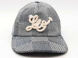 Louis Vuitton Damier Denim 3d Cap M7534m Blue Aa0126ocrsa