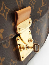 Louis Vuitton Eden Mm Bag In Monogram Coated Canvas & Camel Leather Fw0926rzxdu