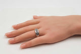 0.85 Ctw Channel-set Diamond & 10k Gold Wedding Band 4.2g Size 10.75 Fw0426wxzdu