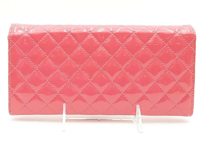 Chanel Patent Calfskin Quilted Flap Clutch With Chain Aa0625exzsa