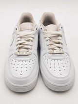 Nike Air Force 1 White Leather Sneakers Size 7 Dd8959-100 Eb0226orsa