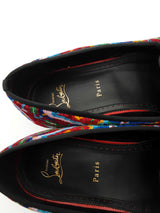 Christian Louboutin Stamboul Velvet Tassel Loafers Size 43 Eb0326rxzde
