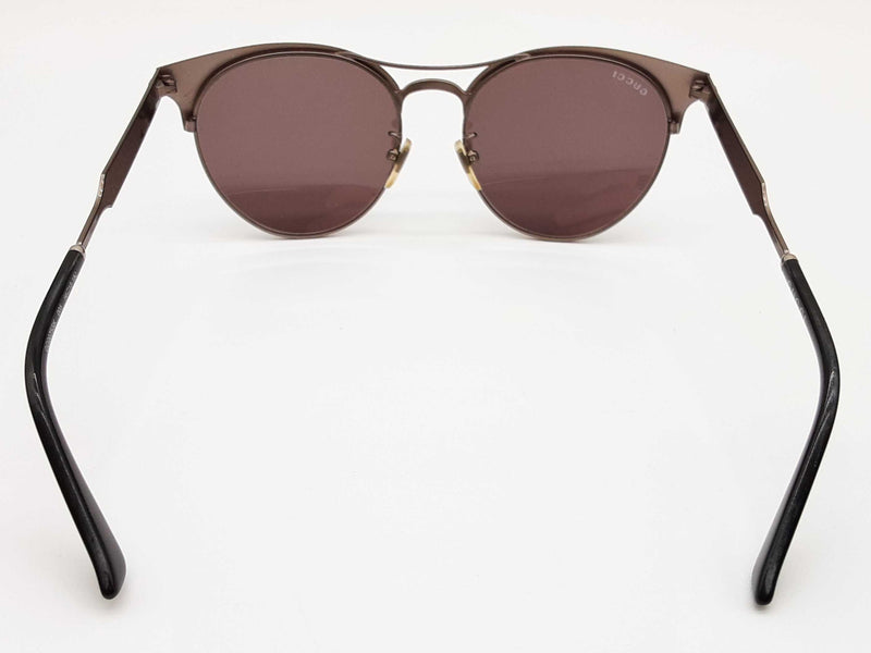 Gucci Gg0075sk Silver Metal Frames Black Lens Sunglasses Do0525lxzde