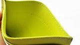 Balenciaga Neon Yellow Card Holder Wallet Eb1025rxdu