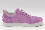 Christian Louboutin Vieira 2 Orlato Purple Suede Sneakers Size 38 Eb0926lorsa