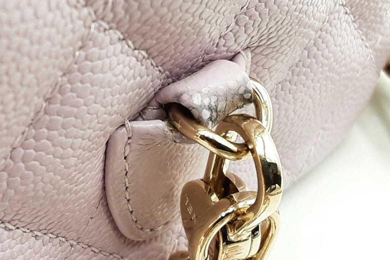 Chanel Lavender Quilted Caviar Mini Backpack Eb0925exzdu