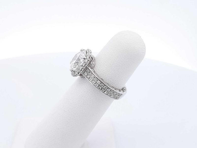 3.80 Cttw Lab-grown & Natural Diamond 14k Gold Ring 5.6 Gram Sz 4.5 Fw0625lowodu