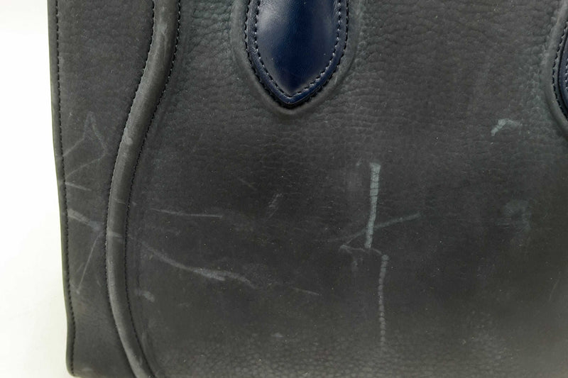 Celine Phantom Navy Blue Leather Luggage Tote Bag Eb0824pxzsa