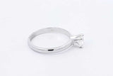 0.44ctw Diamond Ring In 14k White Gold 2.3 Grams Size 6.5 Eb1125prxdu