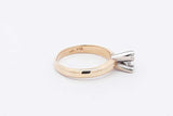 0.38ctw Princess Cut Diamond Ring 14k Yellow Gold 2.9 Grams Size 4.5 Eb0825oixsa