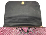 Versace Purple Snakeskin Virtus Shoulder Bag Sd0626pzxde
