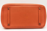Hermes Birkin 35 Orange Leather Gold Hardware Eb0126rrxzdu