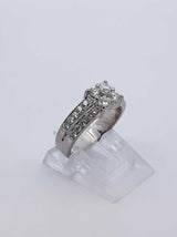 0.88 Cttw Diamond & 10k White Gold Ring 4.5 Grams Size 4.5 Fw0725rzxdu