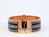 Hermès Balades Equestres 22mm Hinged Enamel Bangle Bracelet 6 Inch Fw0326oxzdu