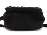 Fendi Fendiness Backpack In Black Ff Logo Jacquard Canvas & Leather Fw0626wzxdu
