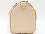 Louis Vuitton Speedy 30 Ivorie Epi Leather White Handbag Aa0126wzxsa
