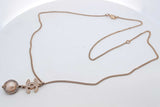Chanel Cc Faux Pearl Pendant Necklace 8.5 Grams 24 Inch Eb0626opxdu