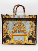 Fendi X Versace Fendace Sunshine Tote Bag Eb0626sxzde
