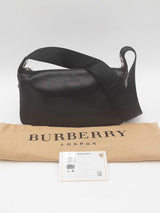 Burberry Black Leather Shoulder Bag Eb0626lxzsa