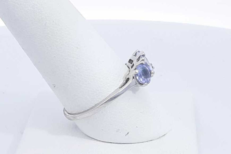 14k White Gold Tanzanite Ring Size 8.5, 2.55 Grams Eb0124cxsa