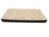 Coach Brown Signature Coated Canvas Passport Holder Do1025oxde