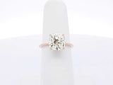 3.38 Cttw Old Mine Diamond & 14k Gold Ring & Cert 2.6 Grams Size 6 Fw0725rzxzdu