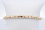 14k Yellow Gold Bead Bolo Bracelet 4.6 Grams  Eb1224lxzdu