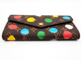 Louis Vuitton X Yayoi Kusama Monogram Multicolor Sarah Wallet Do0626rxzde