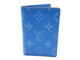 Louis Vuitton Lagoon Blue Taigarama Pocket Organizer Sd0626orzdu