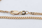 14k Yellow Gold Chain & Crucifix Pendant 13.8 Grams 25 Inch Eb0626orxsa