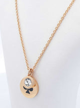 Kate Spade "Spot The Spade" Necklace & "Everday" Earring Ensemble Fw0226ozdu