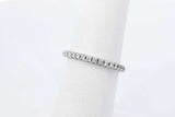 0.24ctw Diamond Ring In 14k White Gold 2.3 Grams Size 5.5 Eb0925lordu