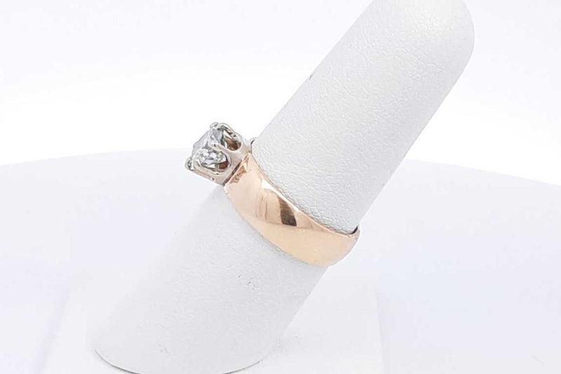 Approx. 1.28ctw Diamond Ring In 10k Yellow Gold 3.8 Grams Size 6.5 Eb1224oxxzsa