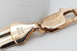 14k Yellow Gold Tecnigold Flat Mariner Link Bracelet 14.7g 7.75 Inch Eb0826sxzsa