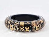Louis Vuitton Monogram Inclusion Gm Lucite Bangle Bracelet 7 Inch Fw0926lrxdu