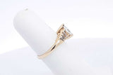 Diamond Ring In 14k Yellow Gold 3.2 Grams Size 5.5 Eb0724lorsa