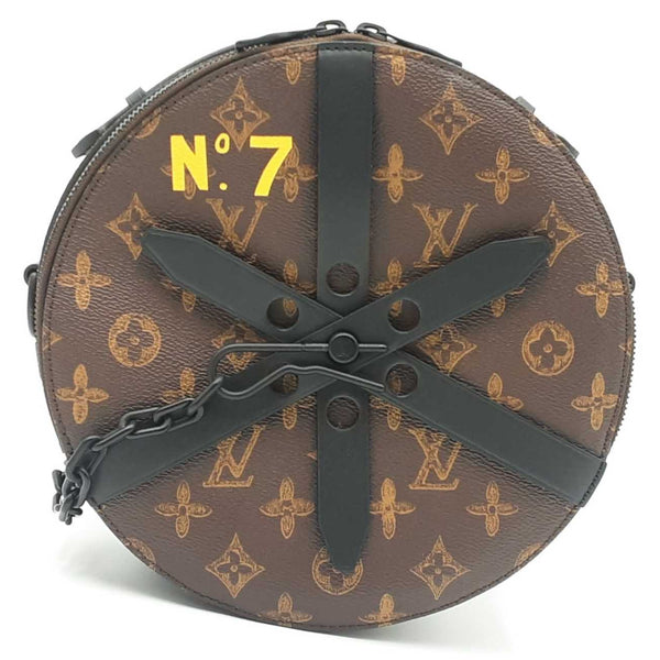 Louis Vuitton Virgil Abloh Monogram Trunk L'oeil Wheel Box Bag