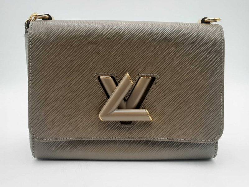 Louis Vuitton Epi Twist Mm Brown Handbag Aa0425ezxsa