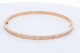 Cartier 18k Yellow Gold Diamond Love Bracelet Approx. 8.85ctw 19.6g Eb0624exxzsa