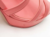 Chanel Goatskin Parthenon Platform Heels Pink Size 36 Aa0525crsa
