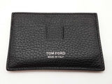 Tom Ford Black Leather Card Holder Do0326loxde