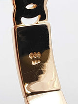 0.80 Cttw Diamond & 18k Yellow Gold Bangle Bracelet 24.7 Grams 6 Inch Fw1225exzdu