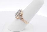 0.41cttw Diamond Ring In 10k Yellow Gold 3.8 Grams Size 7 Eb0826owrsa