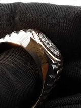 0.84 Ctw Diamond & 14k Two-tone Gold Watch Bezel Ring 14g Size 10.75 Fw0826ierdu