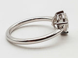 1.62 Cttw Lab Grown Diamonds 14k White Gold 2.77g Ring Size 7 Do0726crxde
