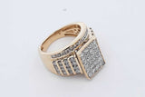 1.6cttw Diamond Ring In 10k Yellow Gold 9.8 Grams Size 7 Eb0826coxdu